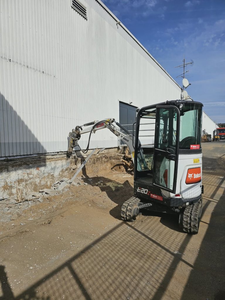 Baustelle Baggerarbeiten